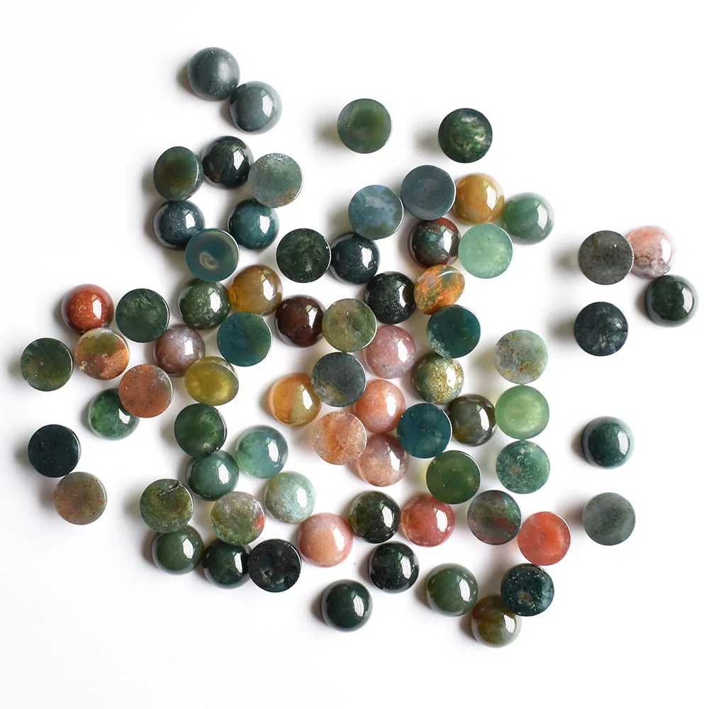Großhandel 50 Stück/Los, modische, hochwertige, sortierte Naturstein-Cabochon-Perlen für Schmuckzubehör, 8 mm, kostenlos. – Detail 15