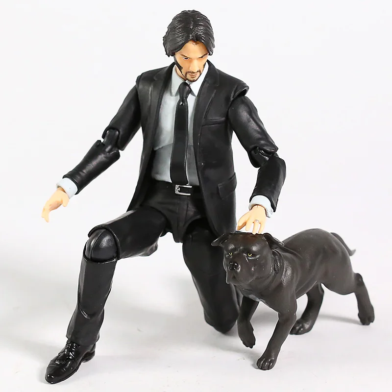 新しいタイプ Mafex 085 ジョン・ウィック第 2 章アクションフィギュア