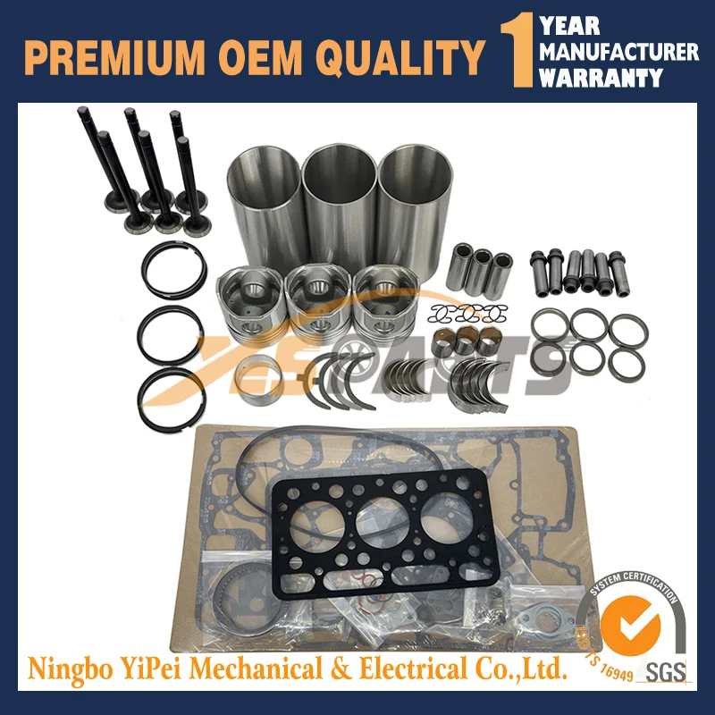 

D1102 Overhaul Rebuild kit For Kubota Engine L2050DT L235DT L2350 L235F tractor