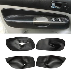 LHD Only 4 Doors Car For VW Golf 4 MK4 Bora Jetta 1998 - 2001 2002 2003 2004 2005 Door Armrest Panel Leather Cover Trim Black