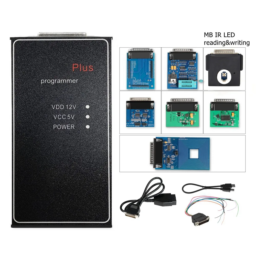 2023 Newest Iprog+ Plus V777 Iprog+Plus Full Adapters 3in1 Full Adapters Carprog IPROG Pro Full Adapters key Programmer Tool