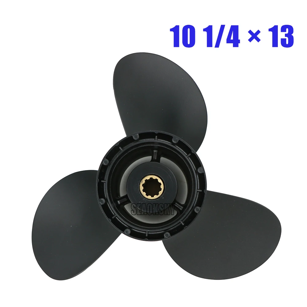 

Подвесной пропеллер 10 1/4x13 для лодочного двигателя Suzuki DF20/25 DT25C DT30C DF25 DF30 DT20 DT25 10 Spline 58100-96440-019
