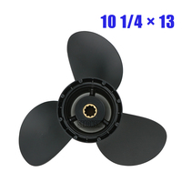 Outboard Propeller 10 1/4x13 for Suzuki Boat Engine DF20/25 DT25C DT30C DF25 DF30 DT20 DT25 10 Spline 58100-96440-019