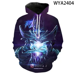 2021 New Autumn Style Hoodies Men Women 3D Print Sweatshirts Game Dota 2 Casual Harajuku Boy Girl Kids Cool Streetwear