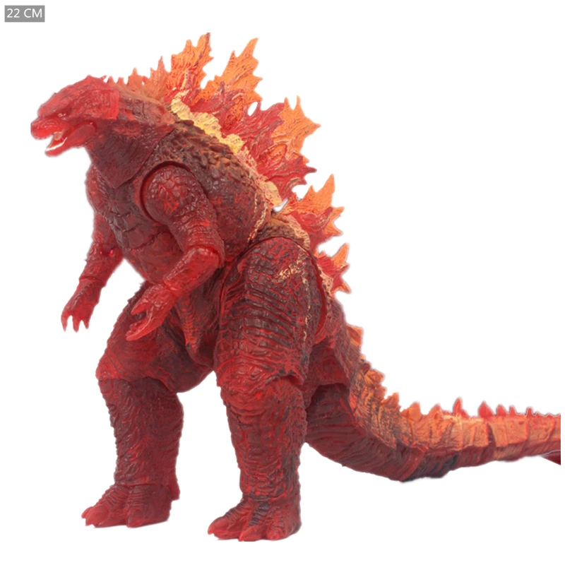 22CM Godzilla Dinosaur War Atomic Lightning Beam. Animal Model Toy Boutique Series For Children's Birthday And Christmas Gifts