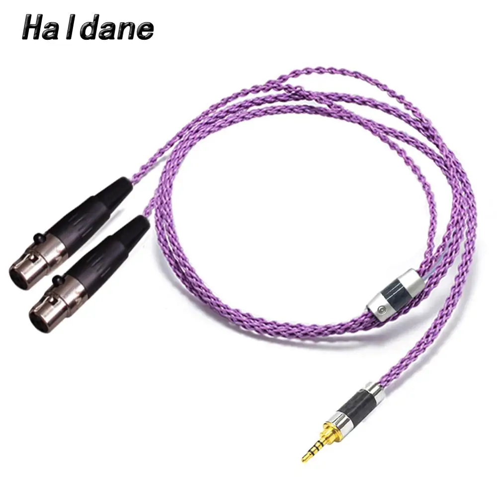 

Haldane HIFI 2.5/3.5/4.4mm/XLR Balanced Earphone Headphone Upgrade Cable Silver Plated for Audeze LCD-3 LCD3 LCD-2 LCD2 LCD-4