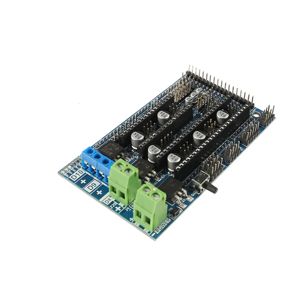 Ramps 1.4 1.5 1.6 Expansion Control 3d Printer Parts Control Panel With Heatsink Upgraded For Arduino 3d Printer Board