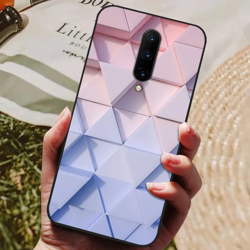 For Oneplus 7 Pro Case Silicon Back Cover Phone Case for Oneplus 7T Pro Cases Soft bumper coque One plus 7 7T Pro Fundas