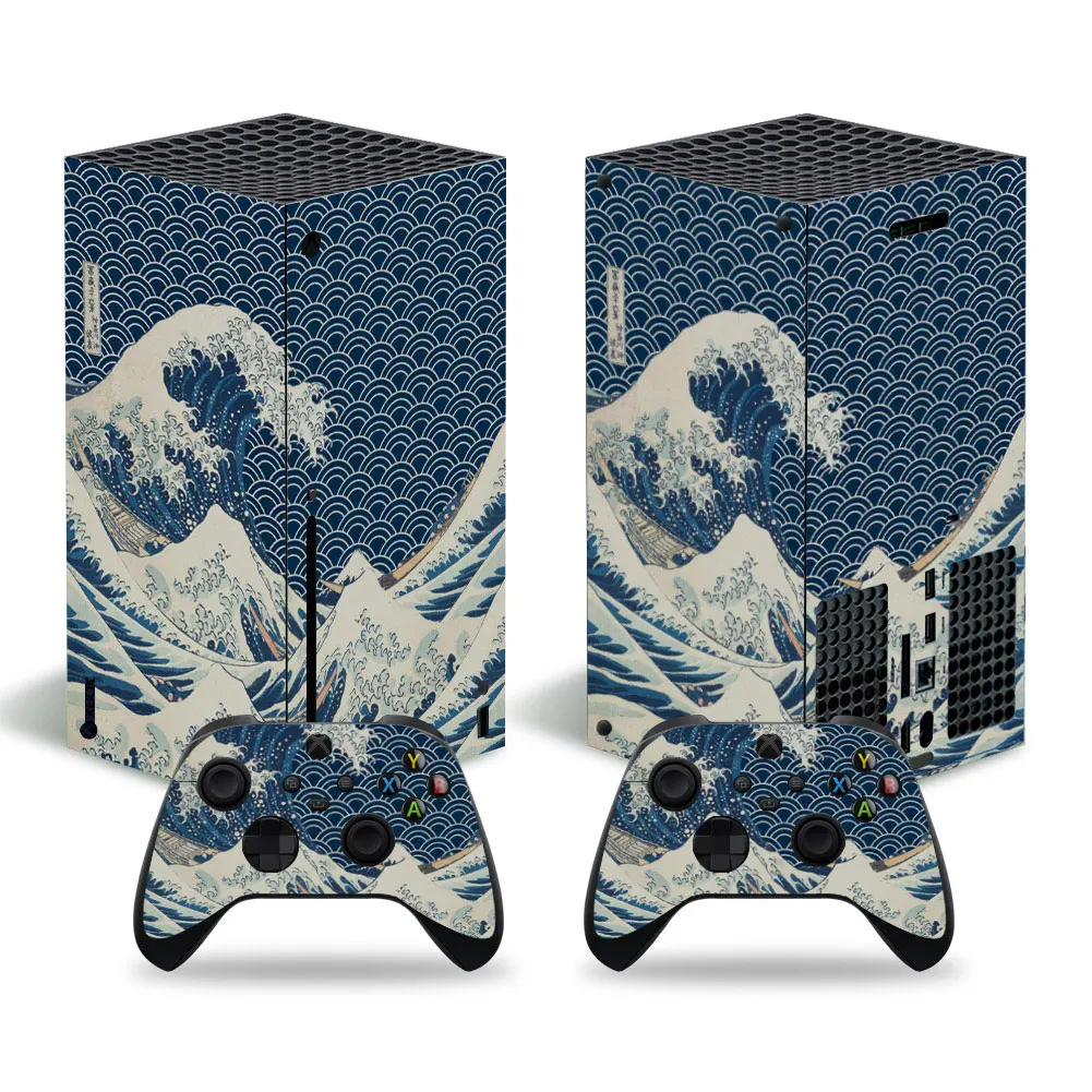 Skin Sticker Decal Cover for Xbox Series X Console and 2 Controllers Xbox Series S Skin Sticker Vinyl Skin Sticker Decal Cover