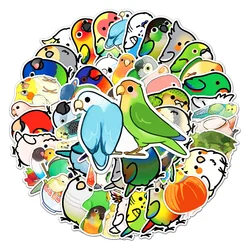 50pcs Colorful Parrot Stickers For Notebooks Laptop Scrapbook Helmet Kscraft Cute Sticker Scrapbooking Material Craft Supplies