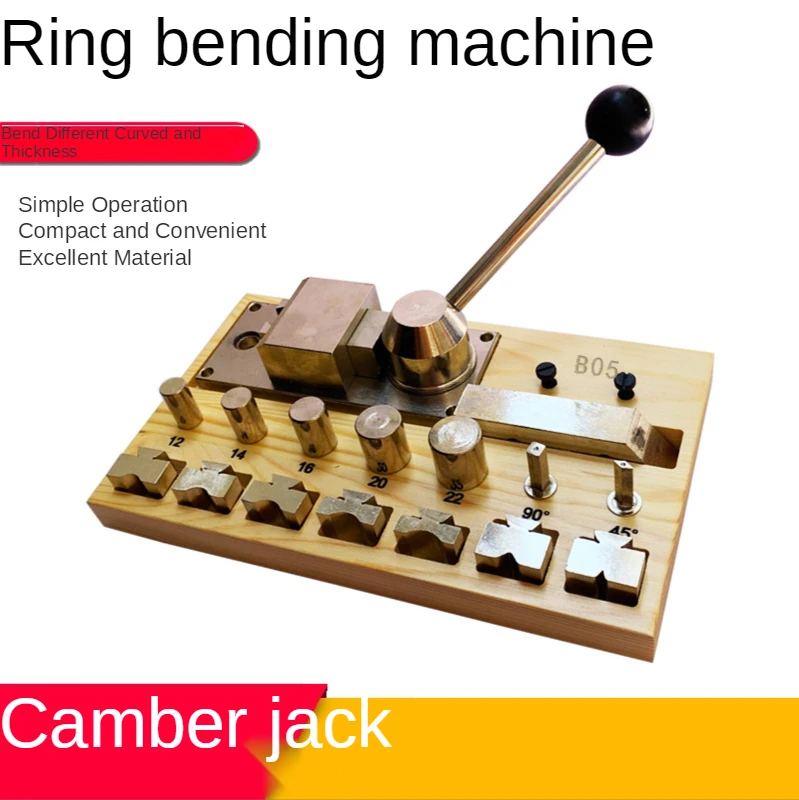 

Ring Bending Machine Press Bending Machine for Forming Round Roller for Gold, Silver and Bronze Ring Jewelry