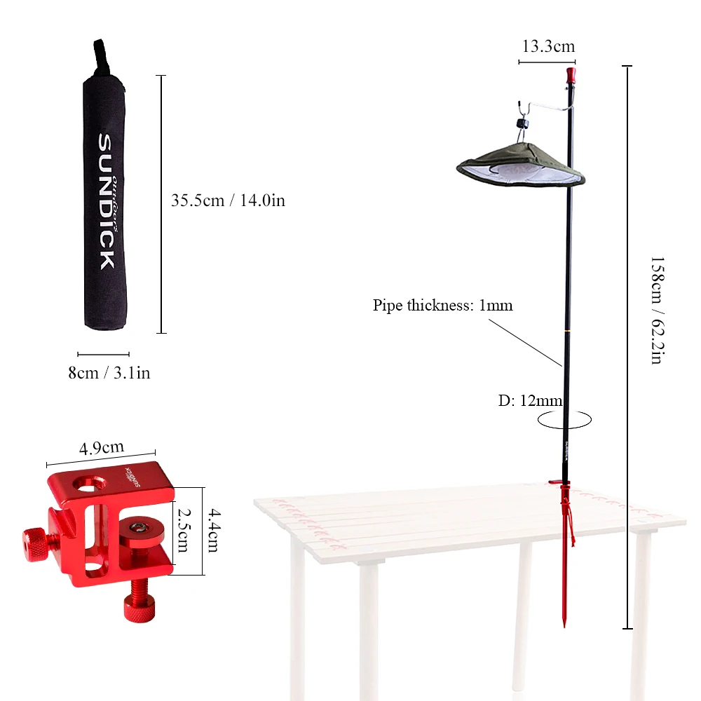 Detachable Lantern Stand Lamp Tripod Camping Lamp Bracket Lamp Holder Portable Camping Accessory Outdoor Tools