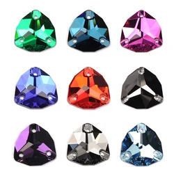 YANRUO 3272 Trilliant Sewn Stones Glitter Strass DIY Sewing Crystals Flat Back Glass Rhinestones For Clothes Dress Making