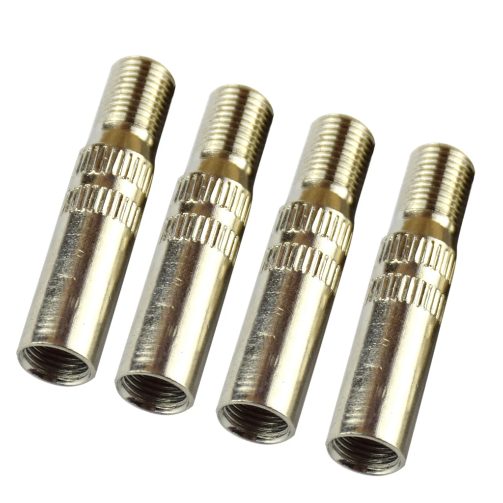 4 Pieces Auto Car Vehicle Bike Motorcycle Copper Tire Tyre Valve Extension Cap 39mm