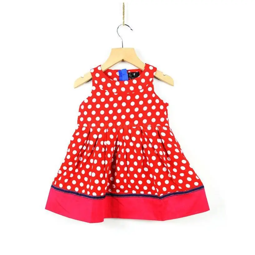 100% cotton baby girl cotton dress 2014 summer girl dress designs long dresses for kids 2-7 years dot girl dresses