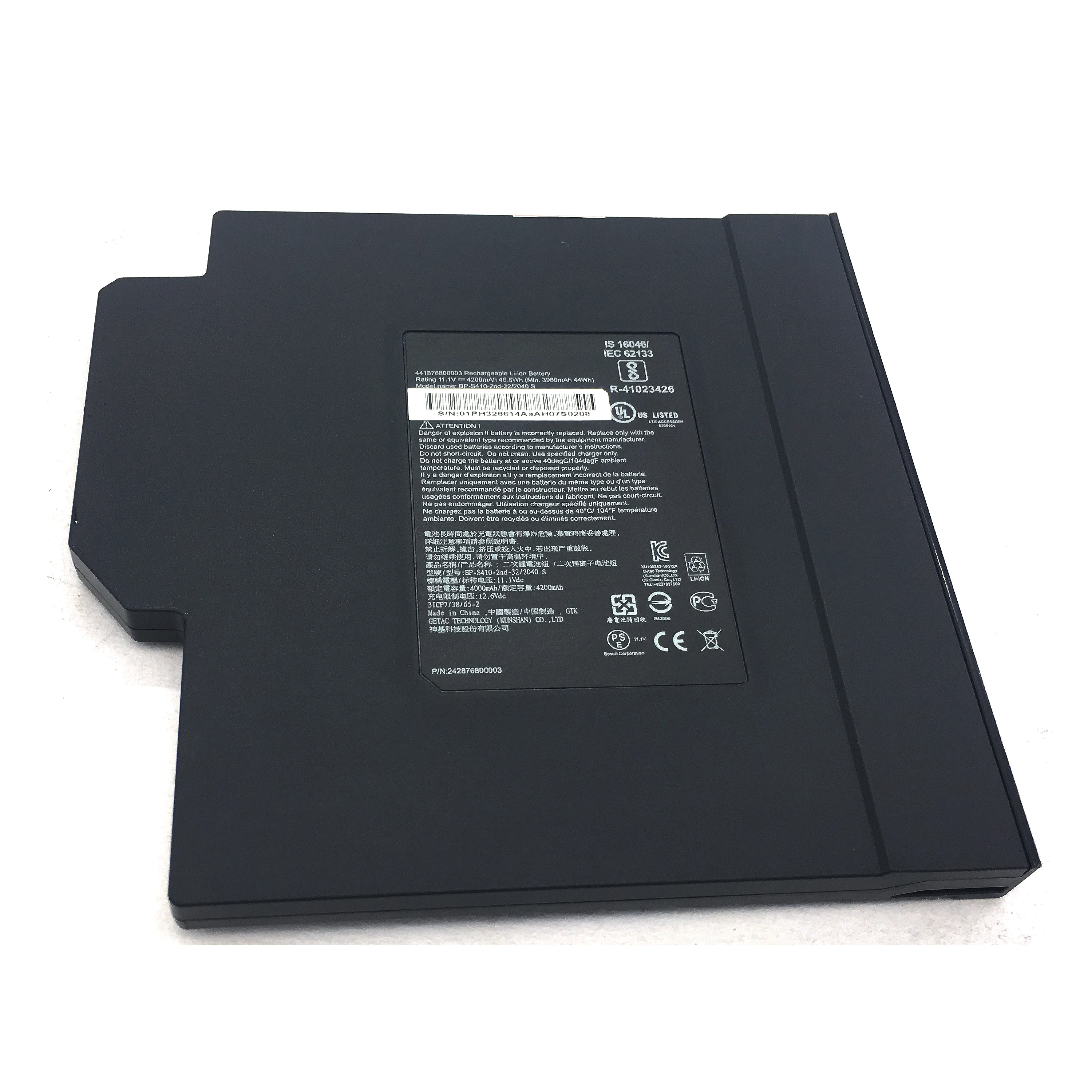 Genuine Original box 46.6W BP-S410-2nd-32/2040 S 441876800003 242876800003 Laptop Battery For Getac S410 Semi-Rugged Notebook