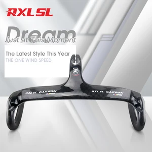 RXL SL carbon road guided integrated with rod bike speed Running 1-1/8 12 Main Sales Integrated Handlebar MTB - №10