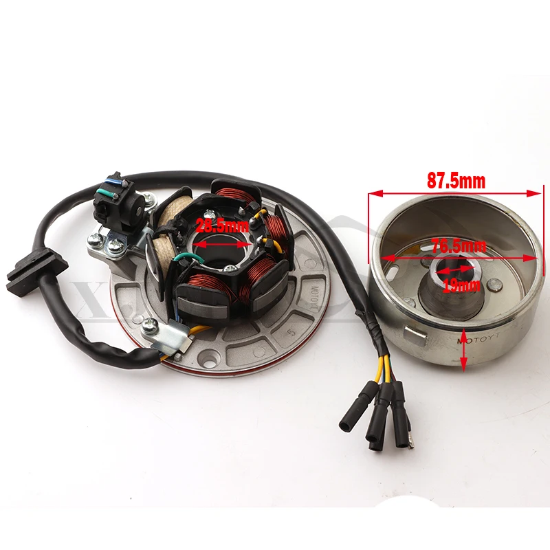 Magnetic coil stator rotor kit for China YX 150cc 160cc engine pit soil bicycle PitsterPro Stomp Thumpstar SDG GPX