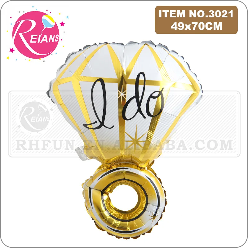 Khổng Lồ Nhẫn Đứng Kim Cương Bóng Trang Trí Đám Cưới Lễ Tình Nhân Nhẫn Viền Balo Lãng Mạn Phòng Cưới Trang Trí Trang Trí Tiệc