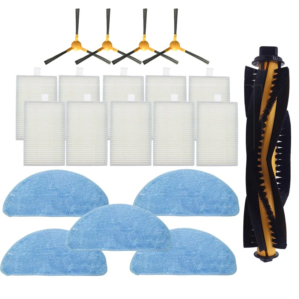 Роликовая щетка боковая щетка HEPA швабры набор для Liectroux C30B /Proscenic 800T фильтр Запчасти для робота-пылесоса