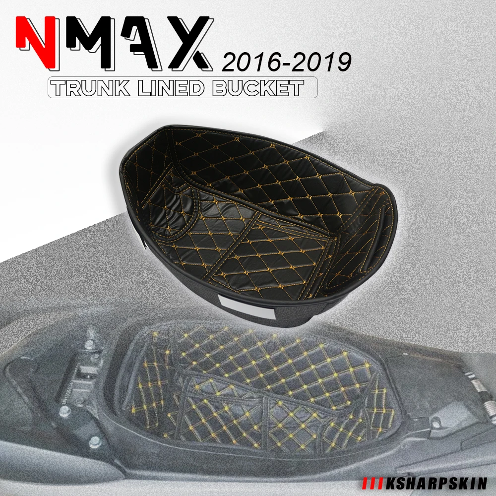 

For Yamaha NMAX 155 nmax155 2016-2019 Rear Trunk Cargo Liner Protector Motorcycle Seat Bucket Pad Storage Box mat