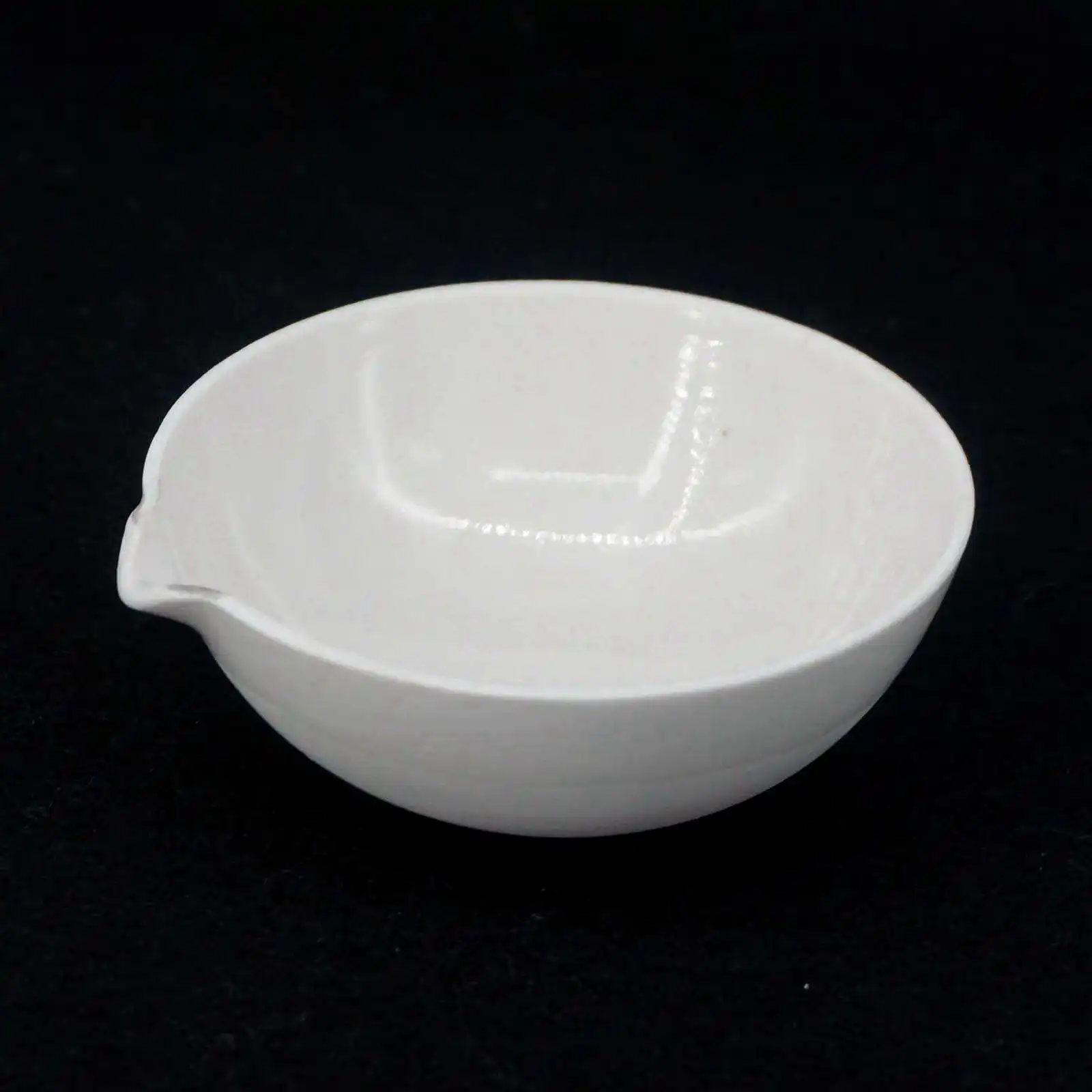 100ml Ceramic Evaporating dish Round bottom with spout For Chemistry Laboratory