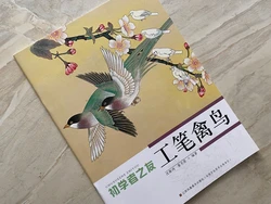 1pc Chinese Painting Beginner Gongbi Birds Flower Technique Tattoo Reference Book