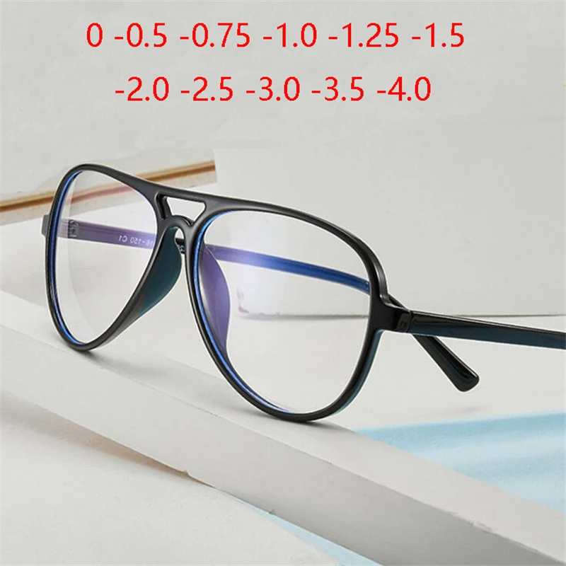 

Big Frame Oval Minus Lens Optical Glasses Women Men TR90 1.56 Aspherical Prescription Eyeglasses SPH 0 -0.5 -0.75 -1.0 TO -4.0