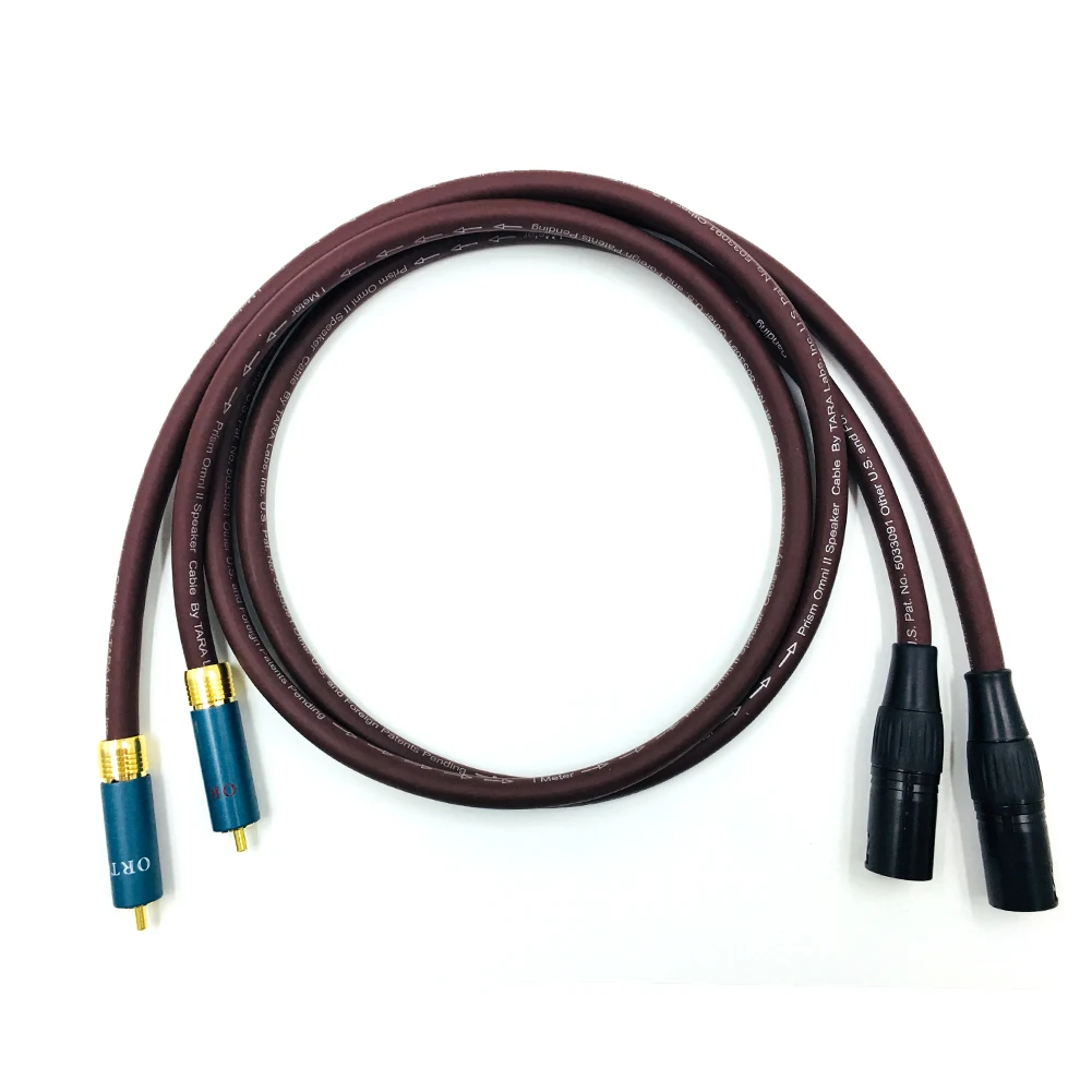 Hifi Audio Cable 2 RCA to 2 XLR 3 Pin for Amplifier Sound Box Dual XLR to Dual RCA Hifi Microphone Cable