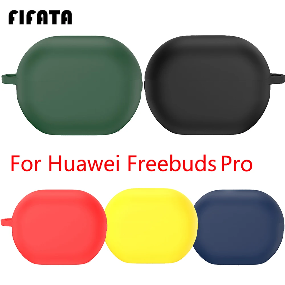 FIFATA-جراب واقٍ من السيليكون الناعم لسماعات Huawei Freebuds Pro ، جراب بديل لسماعات البلوتوث
