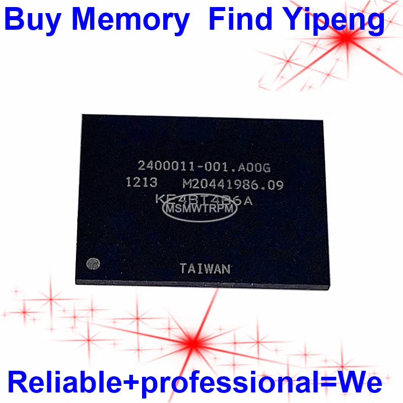 KE4BT4B6A BGA169Ball EMMC 16GB Mobilephone Memory New original and Second-hand Soldered Balls Tested OK