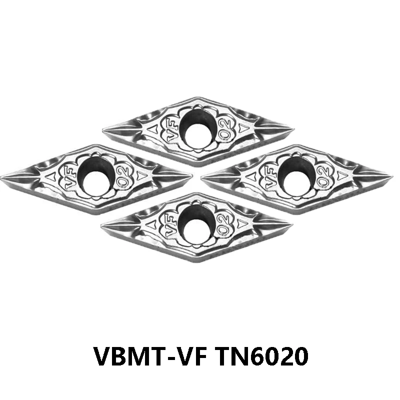 

Оригинальный 10 шт./кор. VBMT110302 VBMT160402 VF TN6020 VBMT 110302 160402 160404 карбидные вставки токарные инструменты с ЧПУ токарный резак