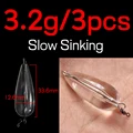 3 piezas transparentes de 3.2g