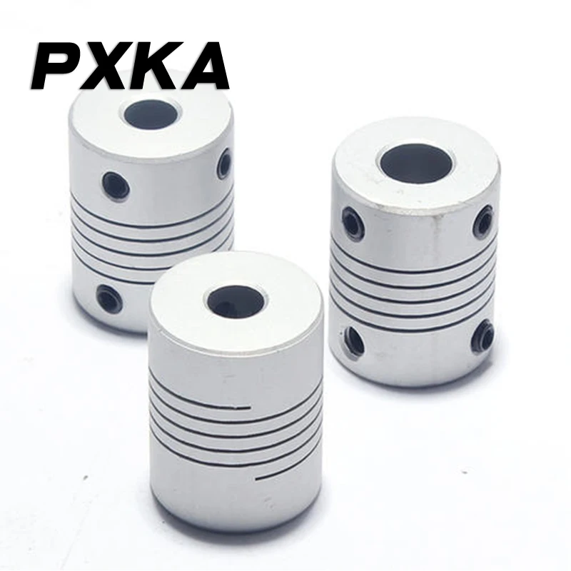 2pcs aluminum alloy flexible printer winding coupling encoder coupling hole 3/4/5/6/6.35/7/8/10