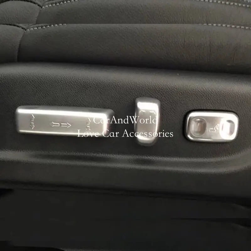 

For Honda CR-V CRV 2012-2016 Seat Switch Adjust Button Frame Cover Protector Decoration Trims Car Interior Accessories