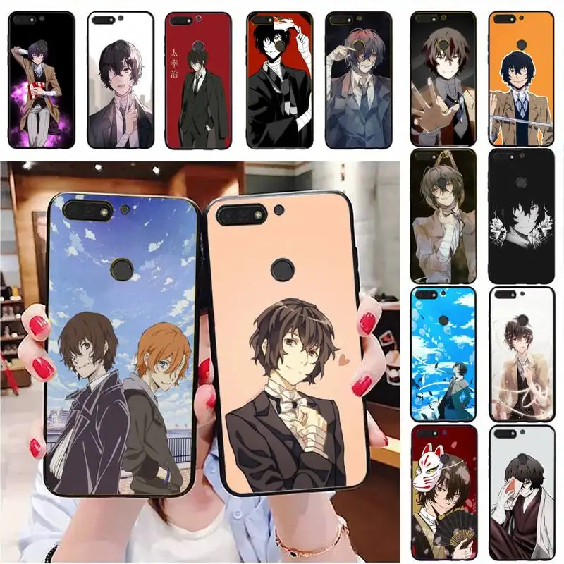 Bungou Stray Dogs Dazai Osamu Phone Case For Huawei Honor 7A 8X 9 10 20lite 10i 20i 7C 8C 5A 8A Honor Play 9X pro Mate 20 lite