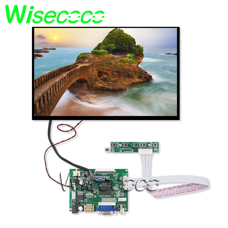 

Wisecoco 10,1 дюймовый 1280*800 TFT ЖК-экран планшет IPS дисплей Автомобильный стерео радио плеер GPS навигация водительская плата LVDS 40 контактов