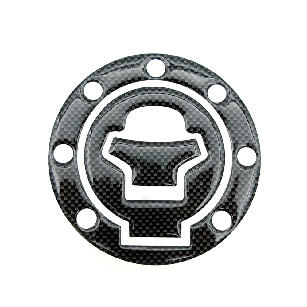 Motorcycle Carbon Fiber Look Fuel Tank Decals Pad Gas Cap Pad Cover Stickers For Suzuki Hayabusa GSX1300R GSX-R Katana 600F 750F