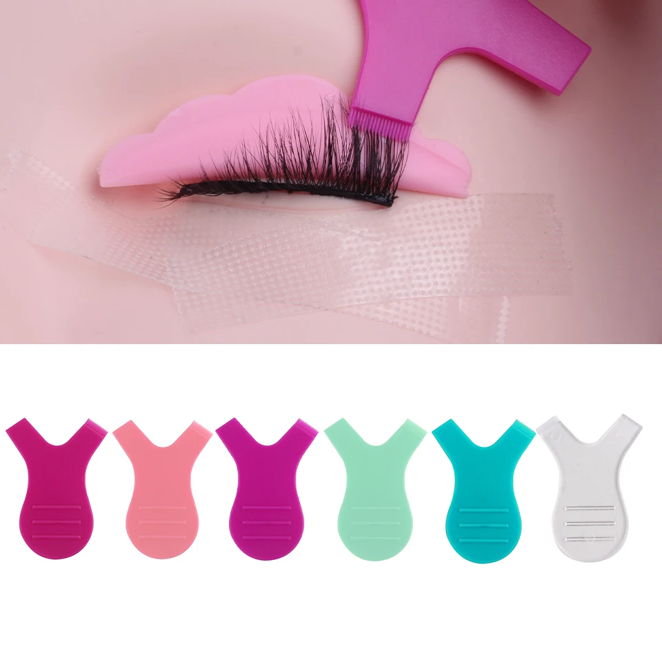 

10 Pcs/Pack Lash Lift Brush Eyelash Extension Supplies Graft Perm Mini Y Shape Comb Eyelash Brush for Lash Extension Tools