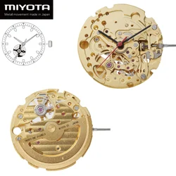 Miyota 82S0 Gold Skeleton Mechanical Movement Japan Automatic Self-winding Movt Parashock 21 Jewels Brand Replacement Part