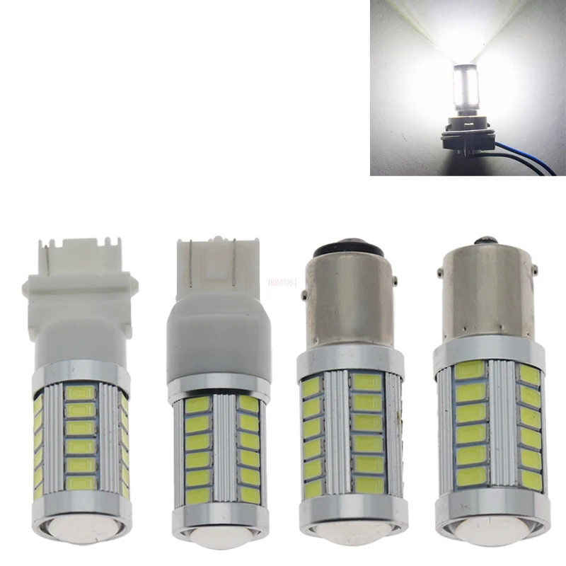 

2x S25 1157 P21/5W BAY15D BAZ15D LED Lights 5630 Car Turn Signal Bulbs Auto Reverse Light Brake Lamp 12V BulbSignal Lamp
