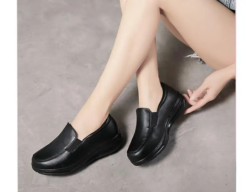 New Classic Women flats genuine leather shoes female fashion casual comfortable women shoes solid white black woman ladies shoes