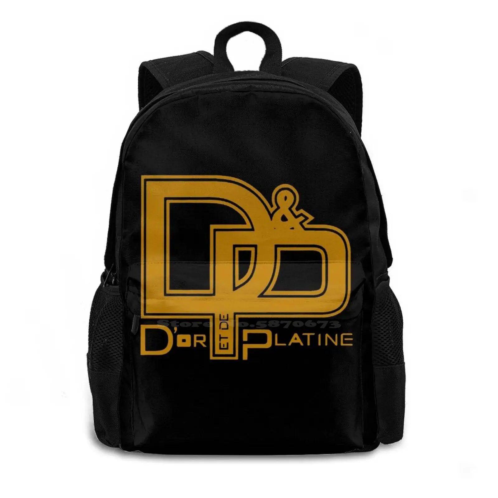 Dp D'Or Et De Platine Jul New Arrivals Unisex Bags Student Bag Backpack Jul Detp Dj Rapper Music Tour Ninho Rk Lil Baby Tessca