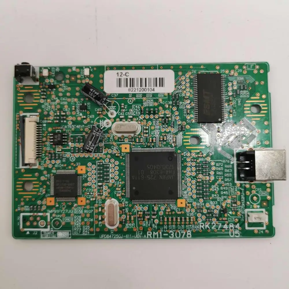 LOGIC BOARD LBP2900 LOGIC CARD 100% TESTED FORMATTER CARD RM1-3079 RM1-3078