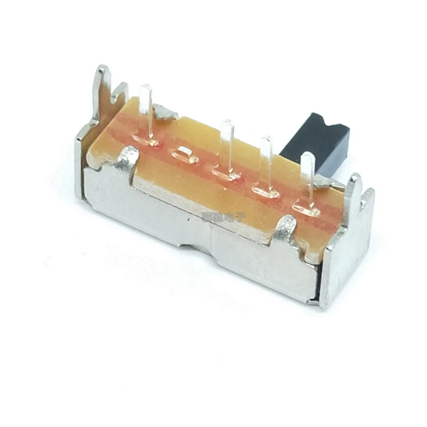 500PCS/Lot SK13D07VG4/SK13D07 MINI Side Slide Toggle Switch 3 Position SP3T 1P3T 4Pin/4P 4MM