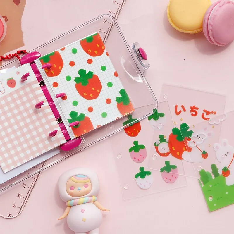 40 Sheet 3 Holes Loose-leaf Mini Notebook Refill Paper Index Separator Page Daily/ Month/To Do List School Cute Stationery