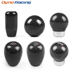 Racing Real Carbon Fiber Gear Shift knob Manual Transmission Shifter Lever Knob Round Ball Shape Handle Knob