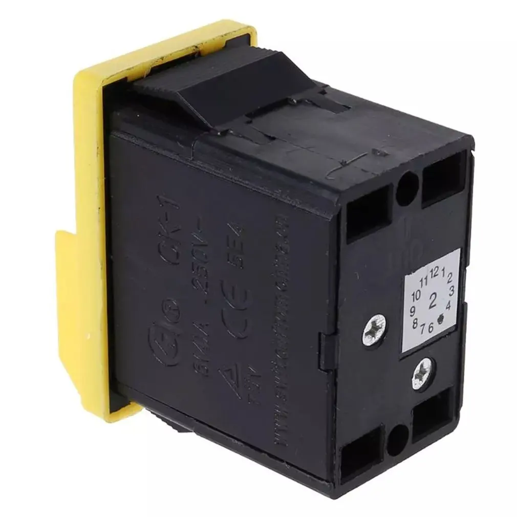 Interruptor electromagnético CK1 para amoladora, interruptor impermeable y a prueba de polvo, interruptor de plástico anticorrosivo