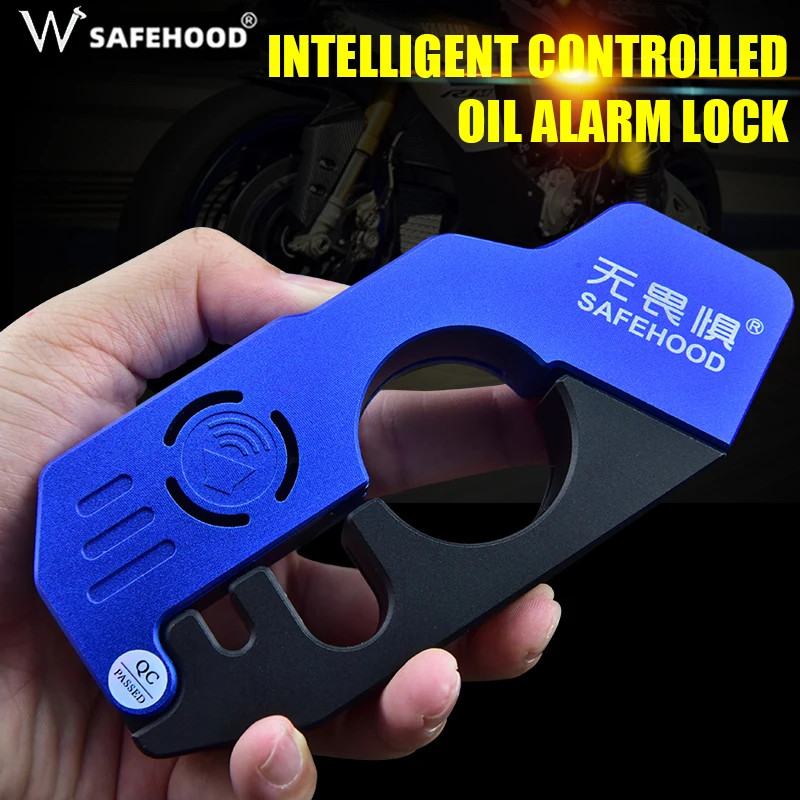 Alarm Lock Intelligent Controllable Alarm Motorcycle Grip Lock CNC Safety Lock Car Handle Lock Brake Lever Lock Motorcycle Lock