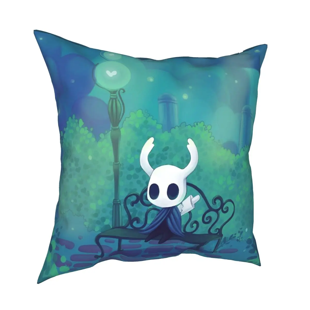 Hollow Knight Pillowcase Polyester Printed Decorative Throw Pillow Case for Sofa Seater Cushion Cover